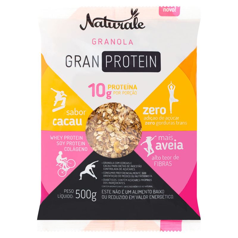 Granola-Cereais-e-Cacau-Naturale-Gran-Protein-500g