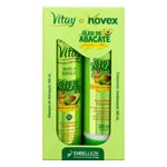 Kit-Shampoo-Hidratante---Tratamento-Condicionante-Vitay-Novex-Oleo-de-Abacate-300ml-Cada
