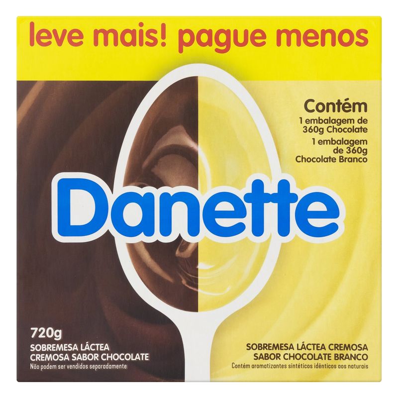 Sobremesa-Lactea-Chocolate-e-Chocolate-Branco-Danette-720g-8-Unidades-Leve-Mais-Pague-Menos