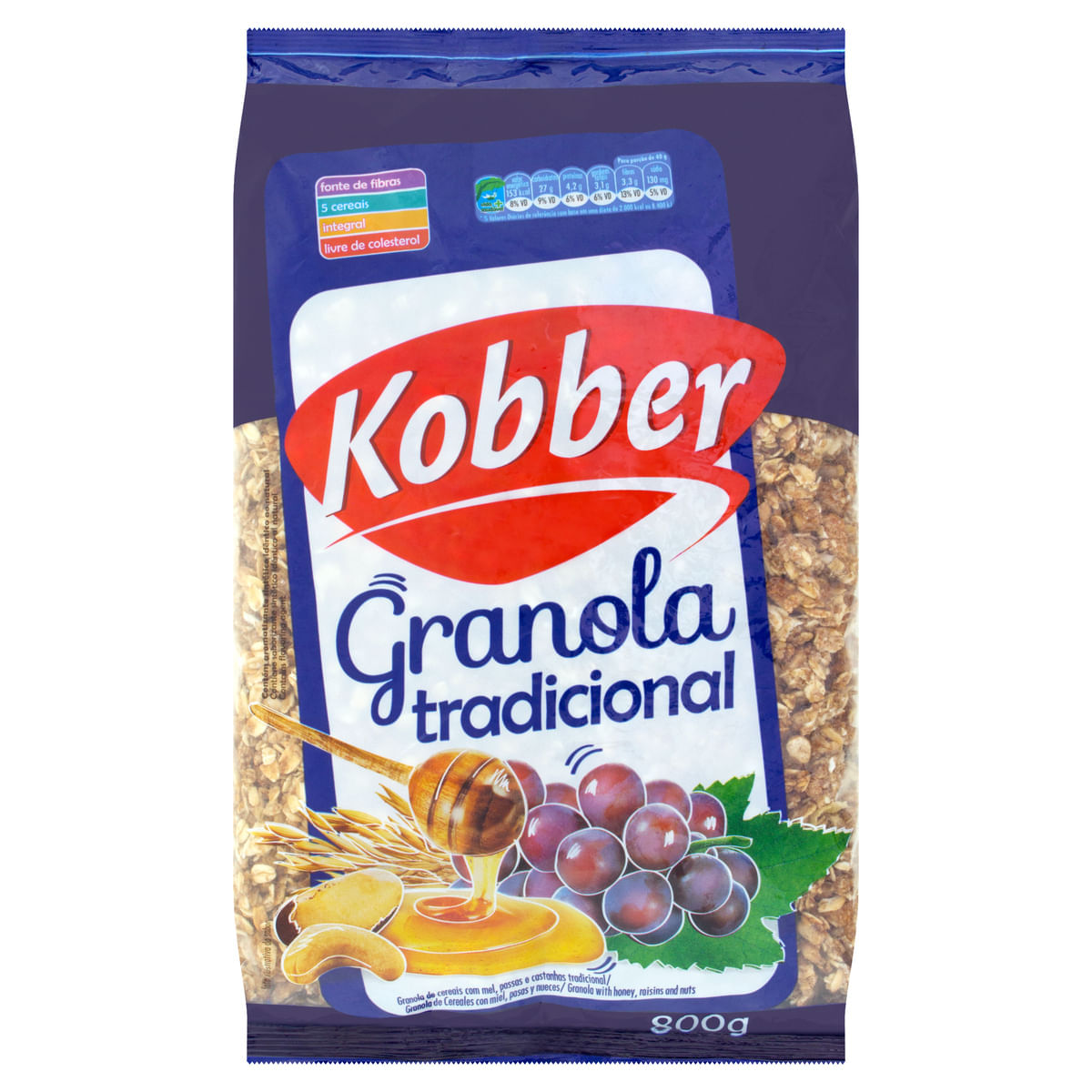 Granola Tradicional Kobber Pacote 800g
