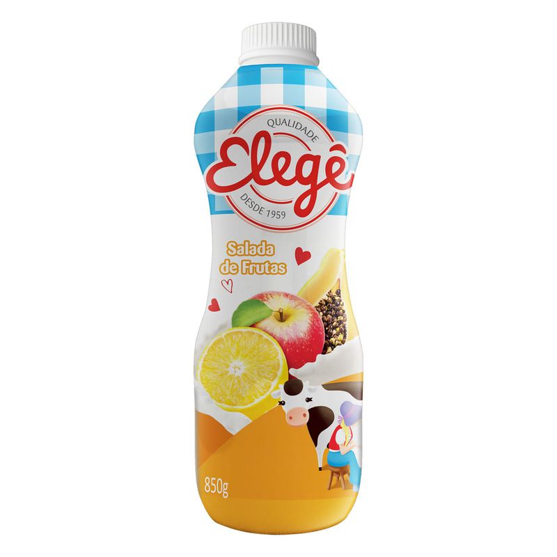 Bebida-Lactea-Fermentada-Salada-de-Frutas-Elege-Garrafa-850g
