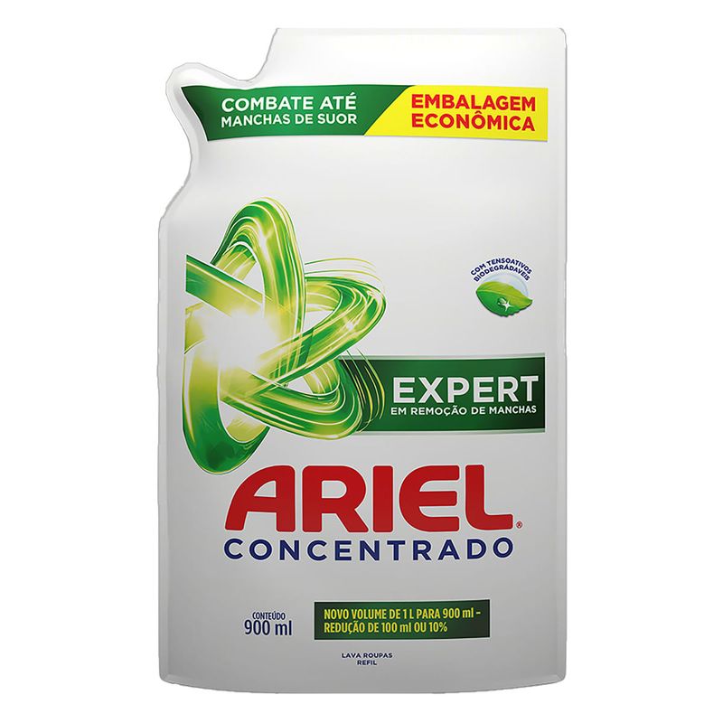 Lava-Roupas-Concentrado-Ariel-Expert-Refil-900ml