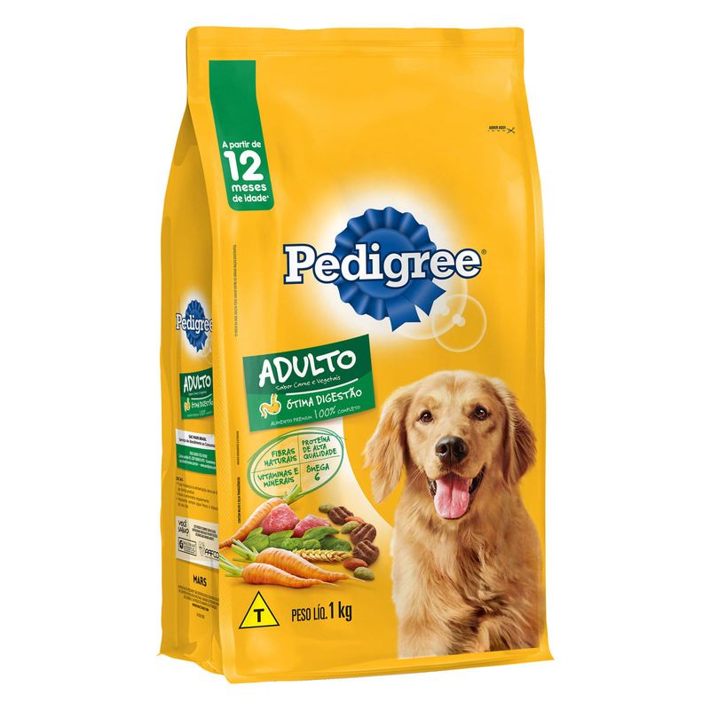 Alimento-para-Caes-Adultos-Racas-Medias-e-Grandes-Carne-e-Vegetais-Pedigree-1kg