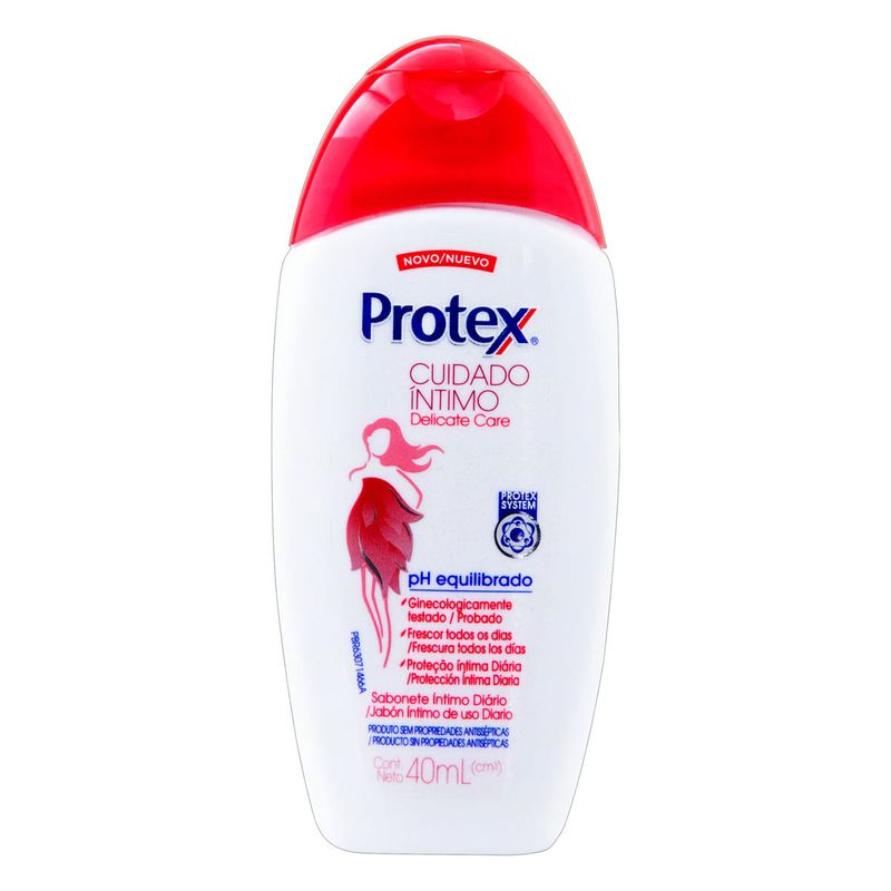 Sabonete Líquido Íntimo Delicate Care Protex Cuidado Íntimo Frasco 40ml 2989