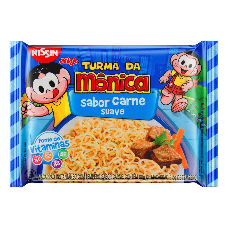 Macarrao-Instantaneo-Carne-Suave-Turma-da-Monica-Nissin-Miojo-85g