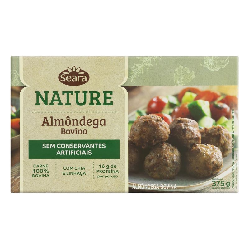 Almondega-Bovina-Seara-Nature-375g