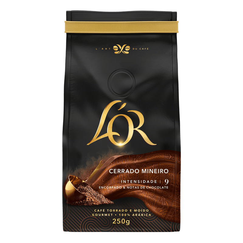 Cafe-Torrado-e-Moido-Cerrado-Mineiro-L-or-Gourmet-Pacote-250g