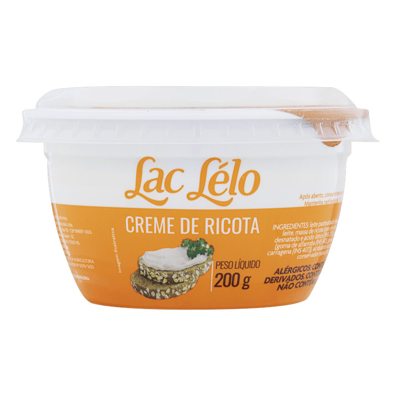 Creme-de-Queijo-Ricota-Lac-Lelo-Pote-200g