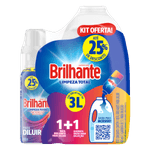 Kit-Garrafa-para-Diluicao---Lava-Roupas-Concentrado-para-Diluir-Brilhante-Limpeza-Total-500ml-Gratis-ate-25--de-Desconto-Refil