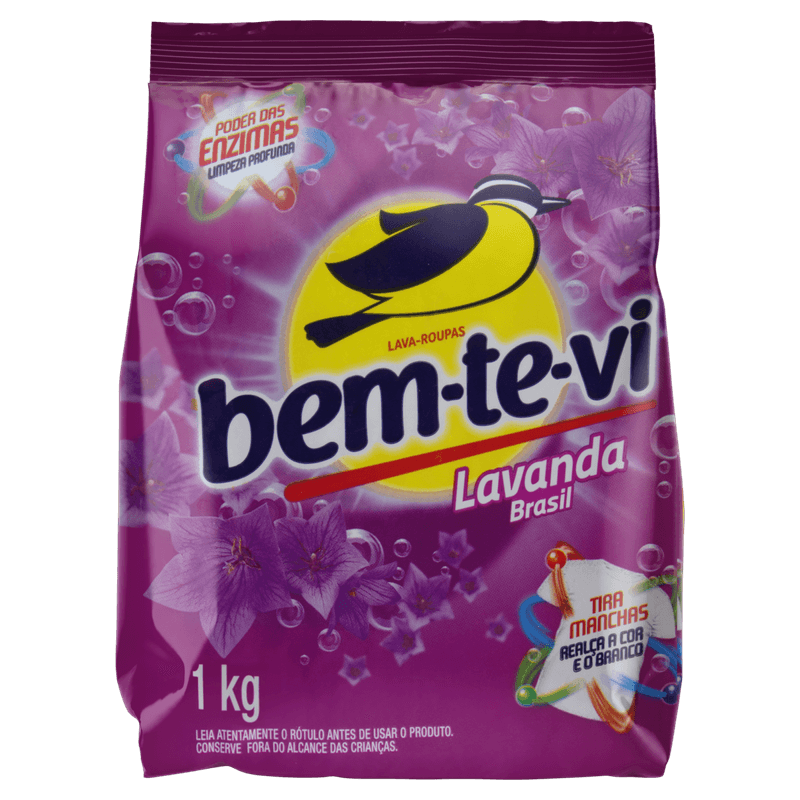 Lava-Roupas-em-Po-Lavanda-Bem-te-vi-Pacote-1kg