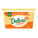 Margarina Cremosa com Sal Deline Pote 1kg Embalagem Econômica