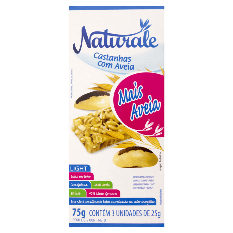 Pack-Barra-de-Cereal-Castanhas-e-Aveia-Light-Naturale-Caixa-75g-3-Unidades
