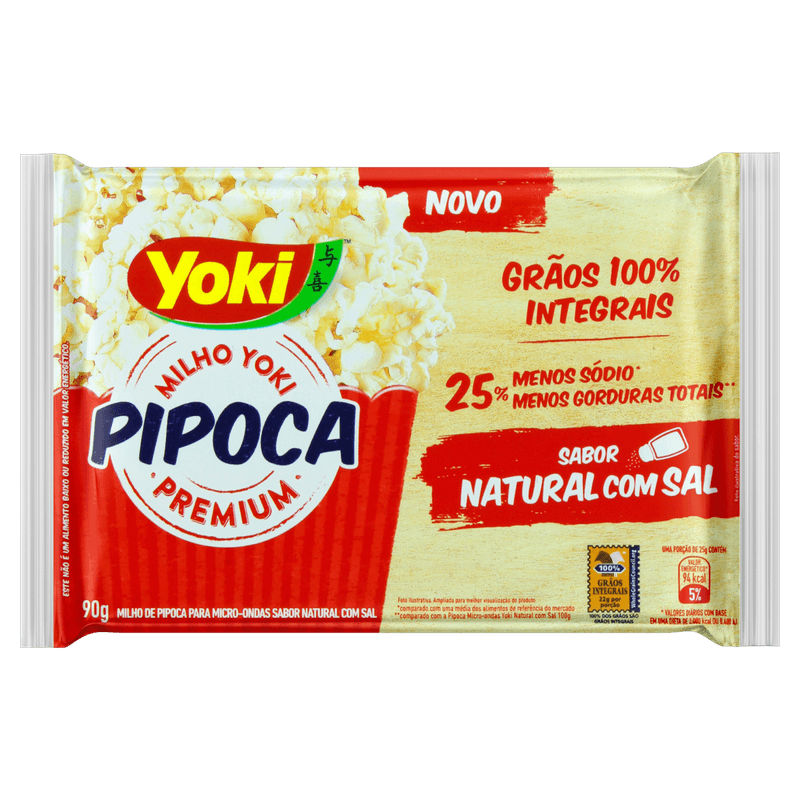 Pipoca-para-Micro-Ondas-Natural-com-Sal-Yoki-Premium-Pacote-90g