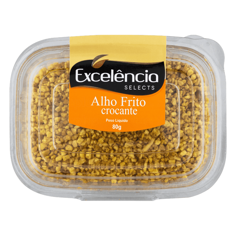 Alho-Frito-Crocante-Excelencia-Selects-Caixa-80g
