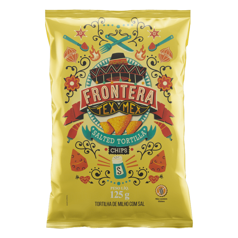 Tortilha-de-Milho-Chips-Frontera-Tex-Mex-Pacote-125g