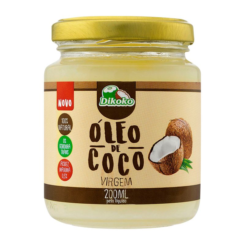 Oleo-de-Coco-Virgem-Dikoko-Vidro-200ml