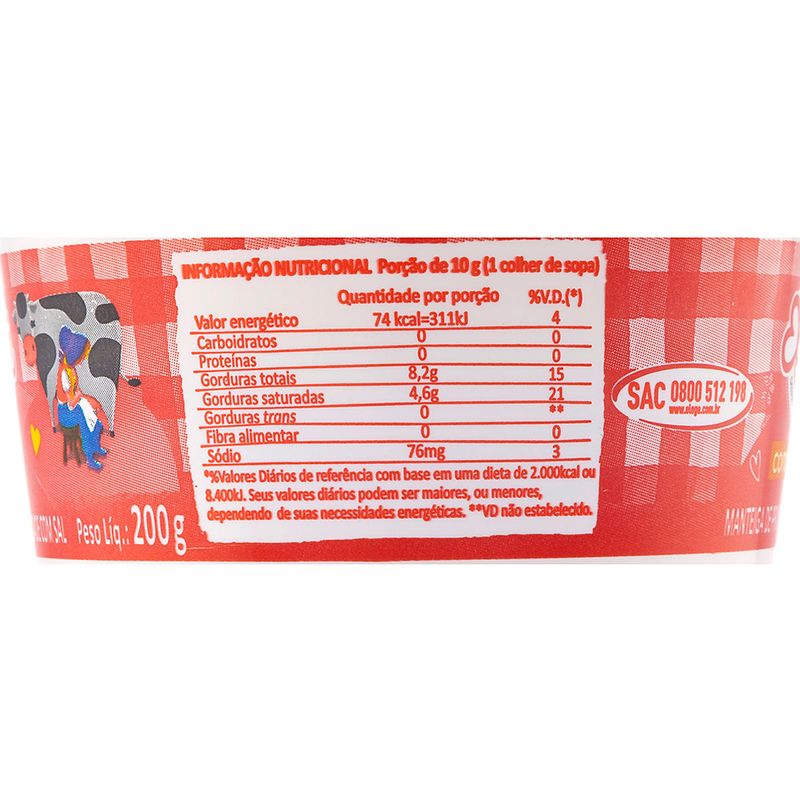 Manteiga-com-Sal-Primeira-Qualidade-Elege-Pote-200g