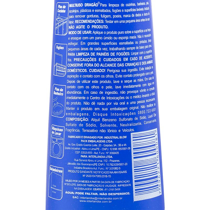 Limpador-Multiuso-Classsic-Dragao-Frasco-500ml