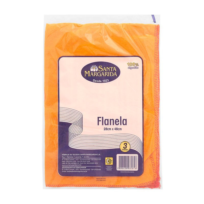 Flanela-100--Algodao-28cm-x-48cm-Santa-Margarida-Pacote-3-Unidades