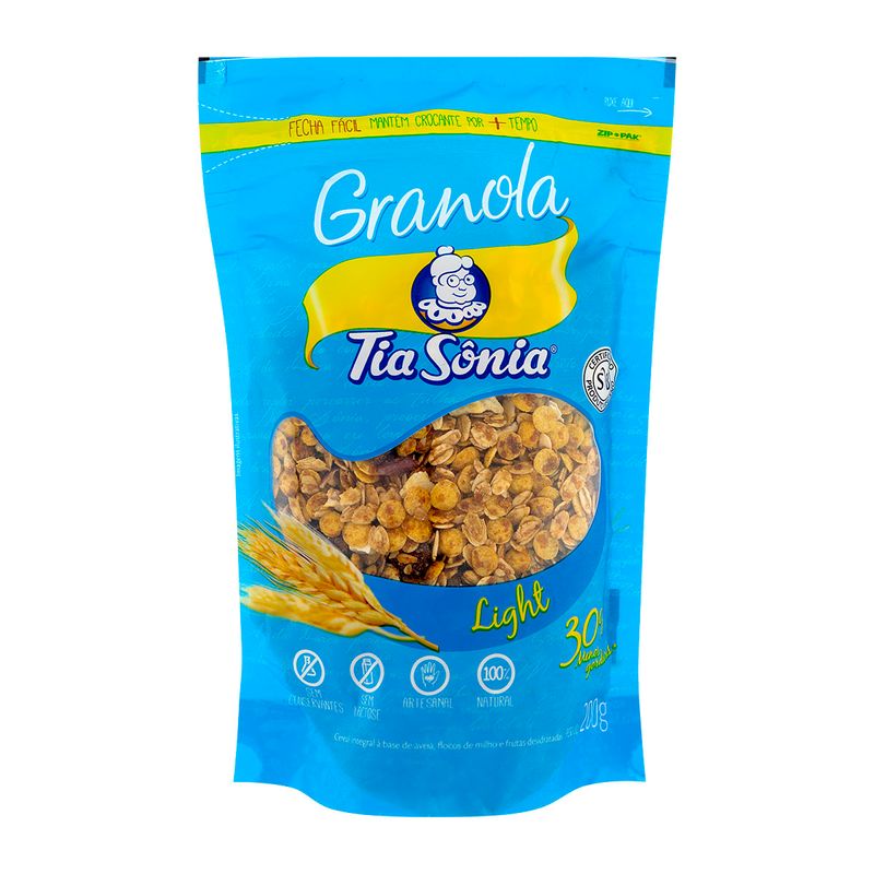 Granola-Light-Tia-Sonia-Pacote-200g