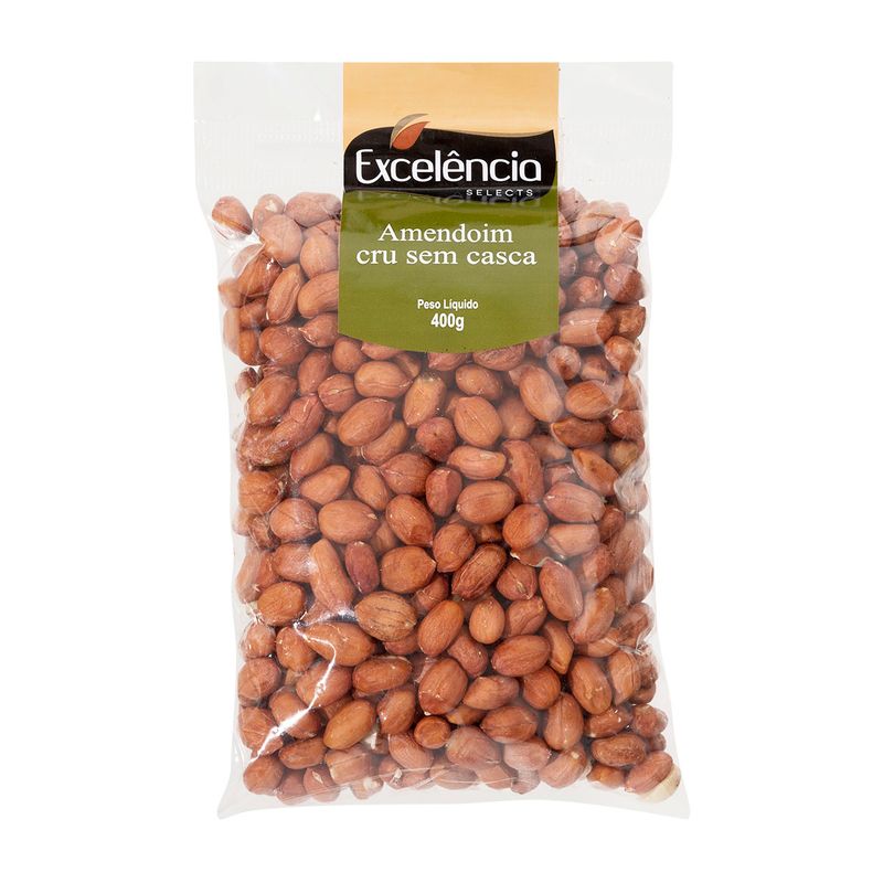 Amendoim-Cru-sem-Casca-Excelencia-Pacote-400g