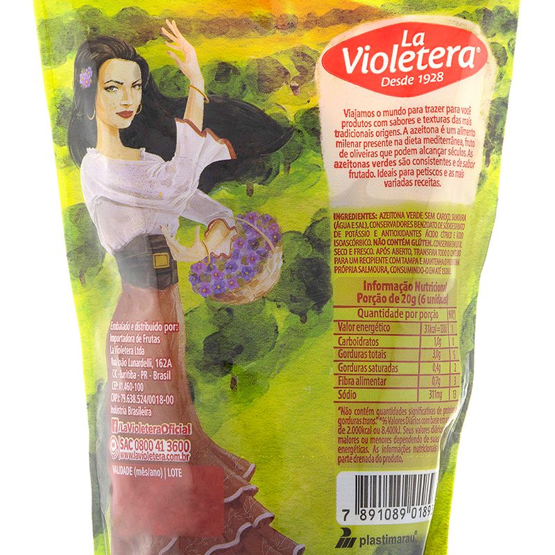 Azeitonas-Verdes-em-Conserva-sem-Caroco-La-Violetera-Pacote-310g