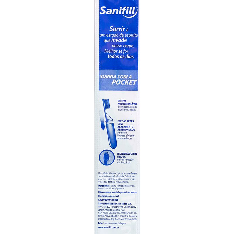 Escova-Dental-Portatil-Pocket-Sanifil-Pacote-1-Unidade