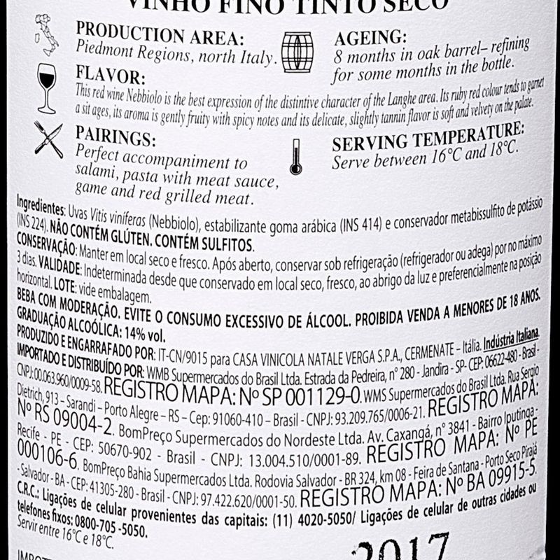 Vinho-Italiano-Tinto-Heredis-Langhe-Nebbiolo-Garrafa-750ml