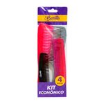 Kit-Pente-de-Cabelo-Basic-Bonitta-Pacote-4-Unidades