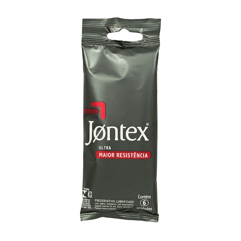 Preservativo-Masculino-Lubrificado-Ultra-Maior-Resistencia-Jontex-Pacote-6-Unidades