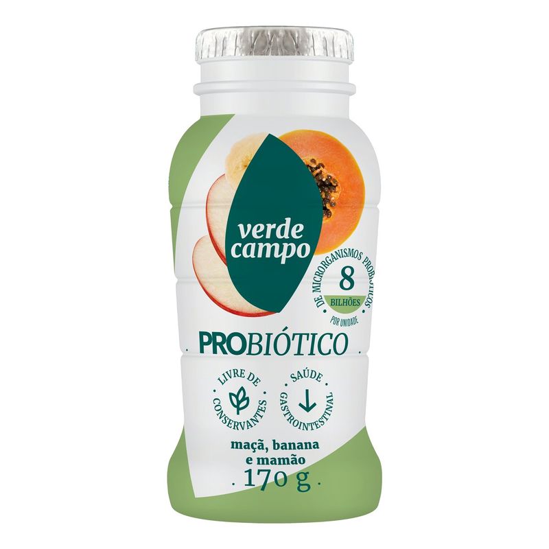 Iogurte-Parcialmente-Desnatado-Maca-Banana-e-Mamao-Verde-Campo-Probiotico-Frasco-170g