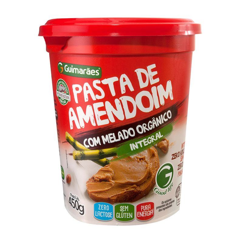 Pasta-de-Amendoim-com-Melado-Organico-Integral-Guimaraes-Pote-450g