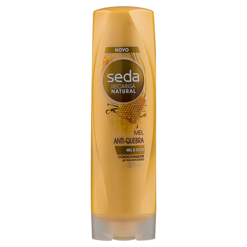 Condicionador-Seda-Recarga-Natural-Antiquebra-Mel-Frasco-325ml