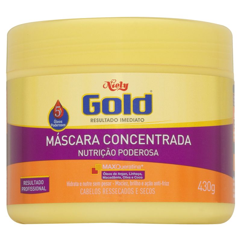 Mascara-Concentrada-Niely-Gold-Nutricao-Poderosa-Pote-430g