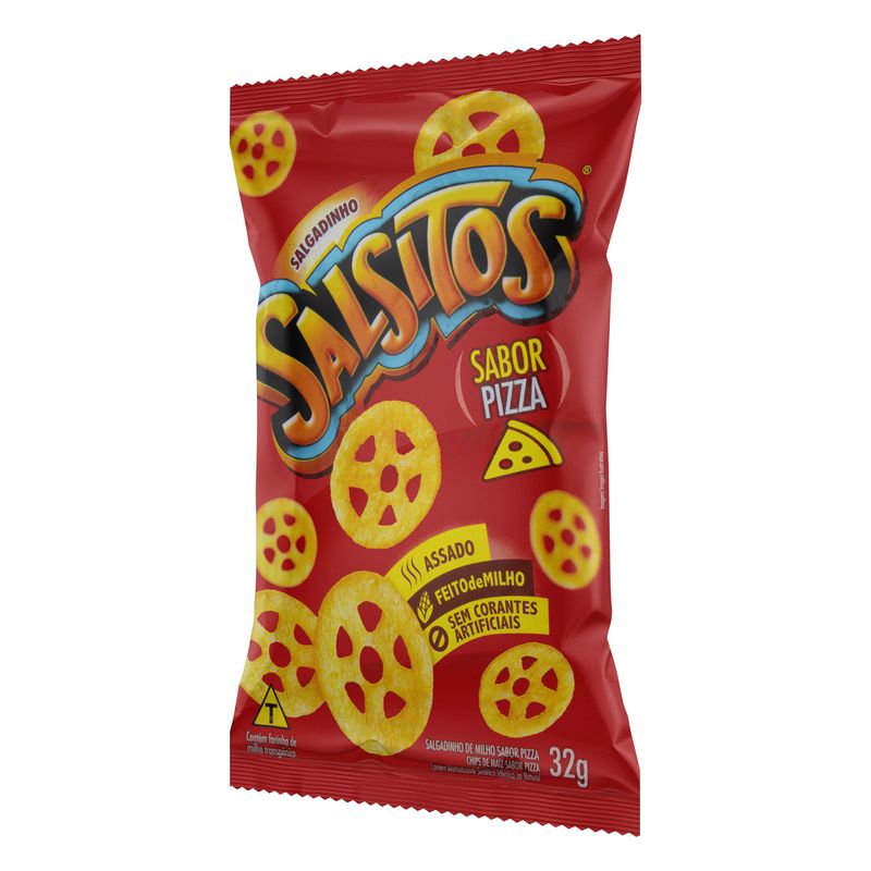 Salgadinho-de-Milho-Pizza-Salsitos-Pacote-32g
