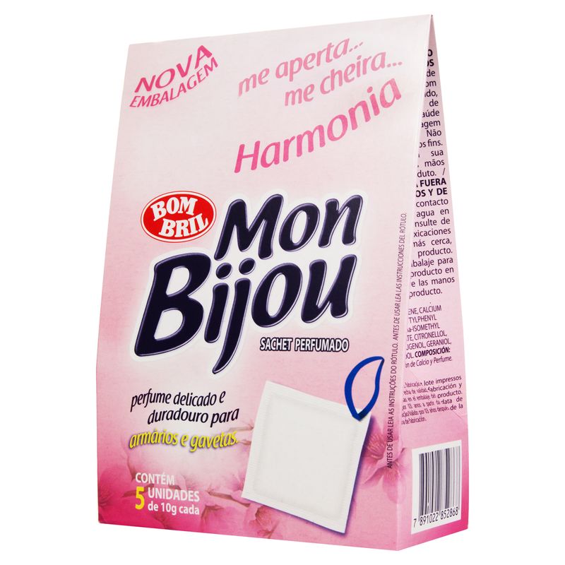 Sachet-Perfumado-Harmonia-Mon-Bijou-Caixa-50g-5-Unidades