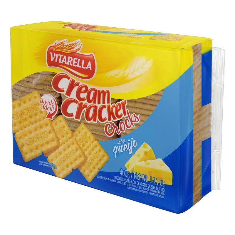 Biscoito-Cream-Cracker-Crocks-Queijo-Vitarella-Pacote-400g