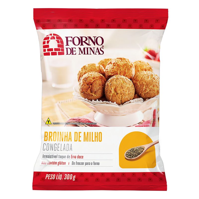 Broinha-de-Milho-Congelada-sem-Gluten-Forno-de-Minas-Pacote-300g
