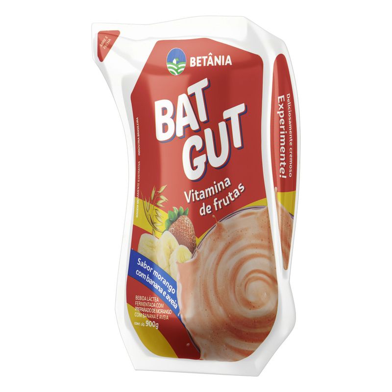 Bebida-Lactea-Fermentada-Vitamina-de-Morango-com-Banana-e-Aveia-Betania-Bat-Gut-Pouch-900g