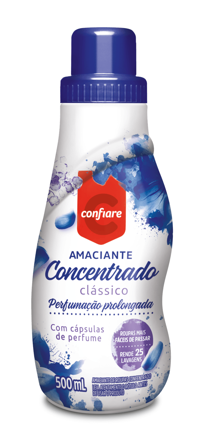 Amaciante-Concentrado-Classico-Confiare-Garrafa-500ml