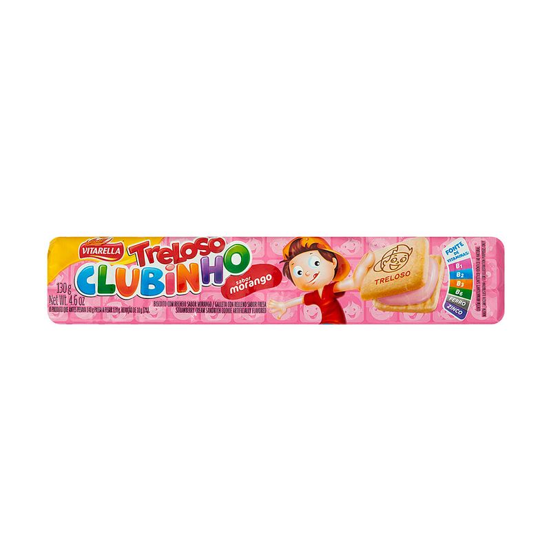 Biscoito-Recheado-de-Morango-Vitarella-Treloso-Clubinho-Pacote-130g