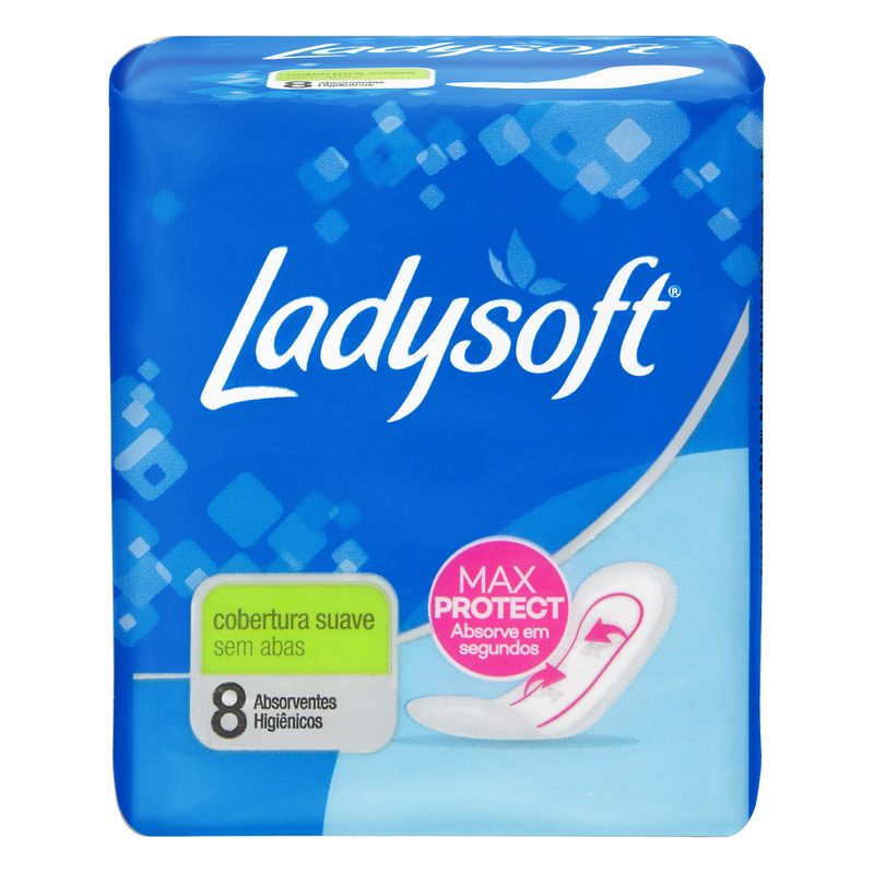 Absorvente-sem-Abas-Suave-Ladysoft-Pacote-8-Unidades