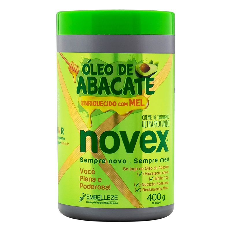 Creme-de-Tratamento-Ultraprofundo-Novex-Oleo-de-Abacate-Pote-400g