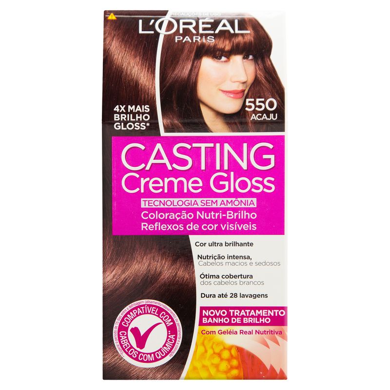 Kit-Coloracao-Creme-550-Acaju-L-oreal-Paris-Casting-Gloss