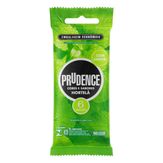 Preservativo Masculino Lubrificado Hortelã Cores e Sabores Prudence Pacote com  6 Unidades Embalagem Econômica