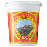 Manteiga Comum com Sal Itacolomy Pote 500g