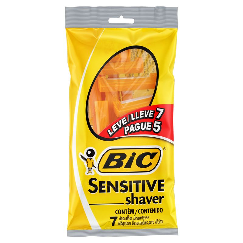 Aparelho-Descartavel-para-Barbear-Bic-Sensitive-Leve-7-Pague-5-Unidades