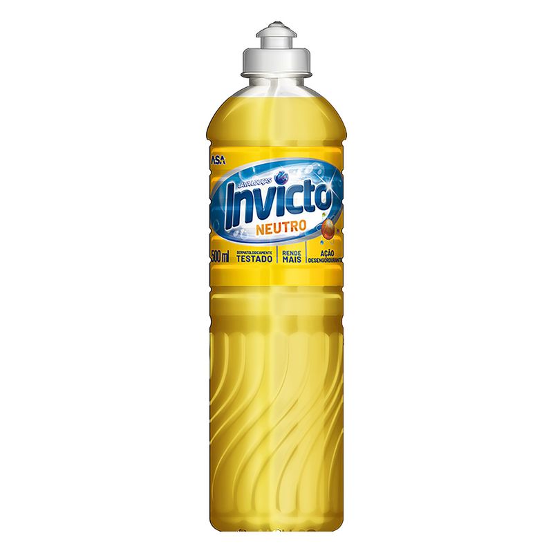 Detergente-Lava-Loucas-Liquido-Neutro-Invicto-Squeeze-500ml