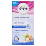 Folhas-para-Depilacao-Corporal-Easy-Gelwax-Peles-Delicadas-Veet-Caixa-12-Unidades