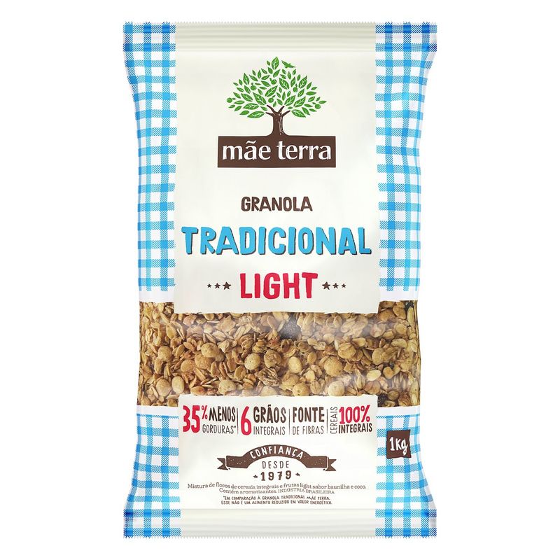 Granola-Tradicional-Light-6-Graos-Integrais-Mae-Terra-Pacote-1kg